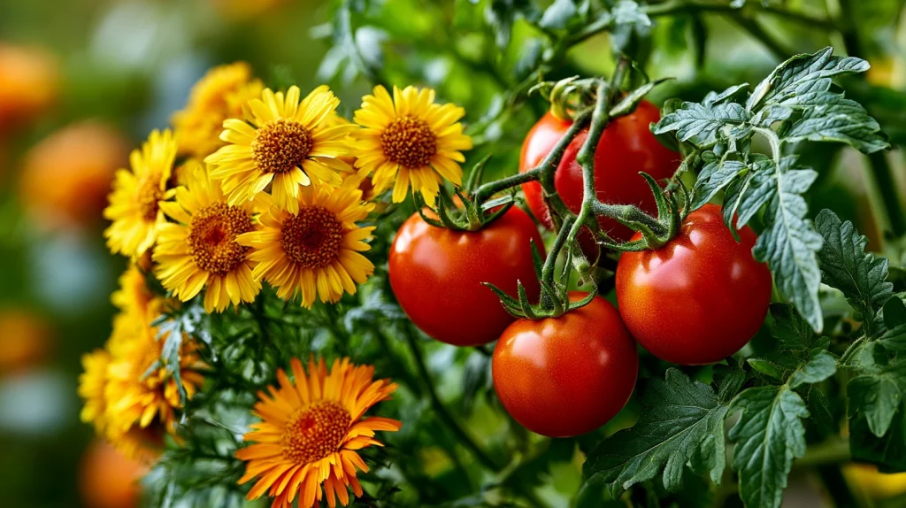 8 Gorgeous Super Bush Container Tomato Ideas 8 Pair Tomatoes with Companion Flowers