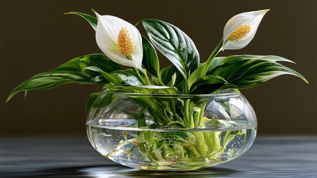 10 Famous Plants That Grow in Water Indoor Ideas 10 Peace Lily in Water