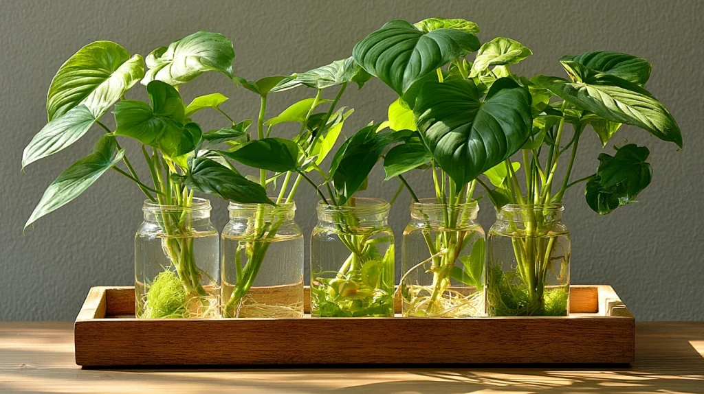 10 Famous Plants That Grow in Water Indoor Ideas 4 Philodendron Cuttings in Water