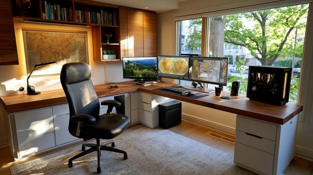 7 Famous Home Office Corner Desk Ideas 5 Professional Desk Setup with Built In Storage