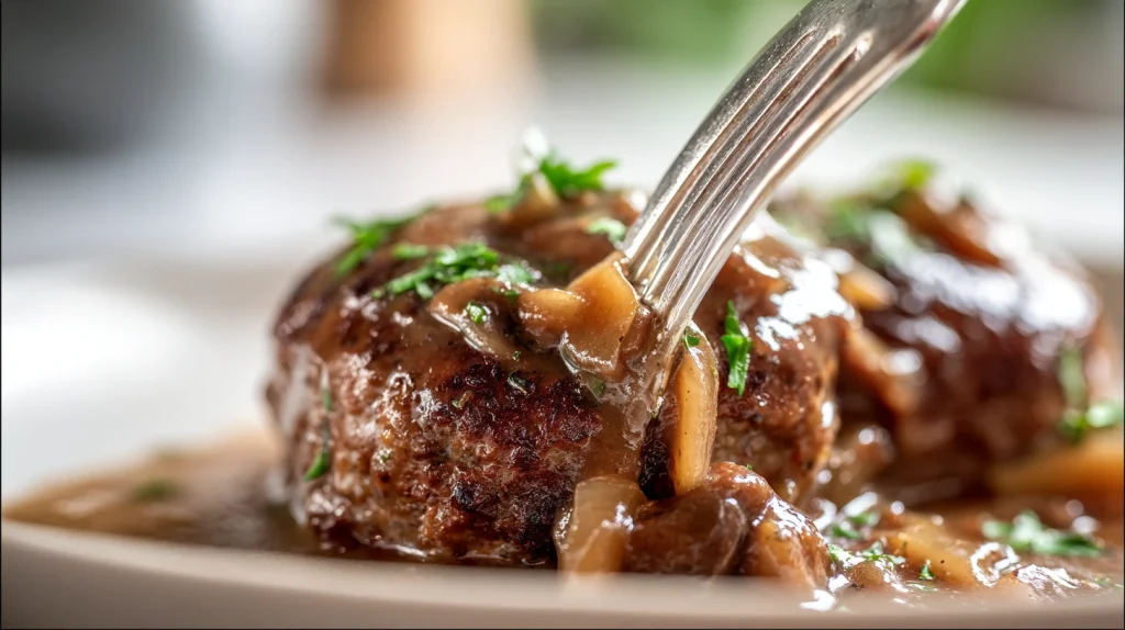 Salisbury Steak Recipe - Easy Weeknight Family Dinner 2 Salisbury Steak Recipe