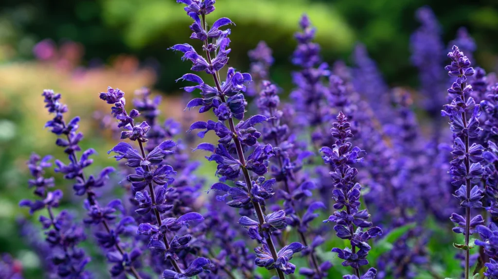 10 Colorful Plants to Keep in the Summer Garden Ideas 8 Salvia for Bold Vertical Interest