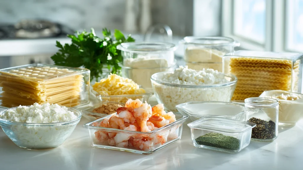 Delicious Seafood Lasagna - Ultimate Creamy Family Dinner 3 Seafood Lasagna