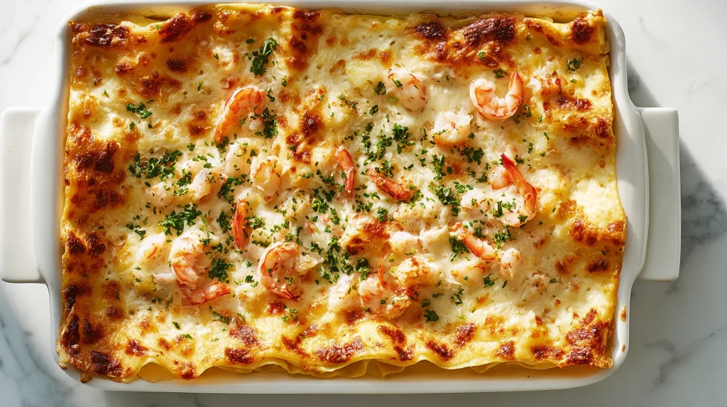 Delicious Seafood Lasagna - Ultimate Creamy Family Dinner 2 Seafood Lasagna