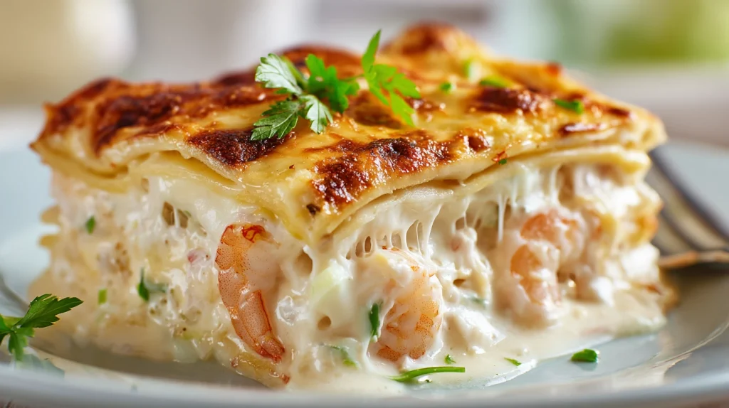 Delicious Seafood Lasagna - Ultimate Creamy Family Dinner 15 Seafood Lasagna