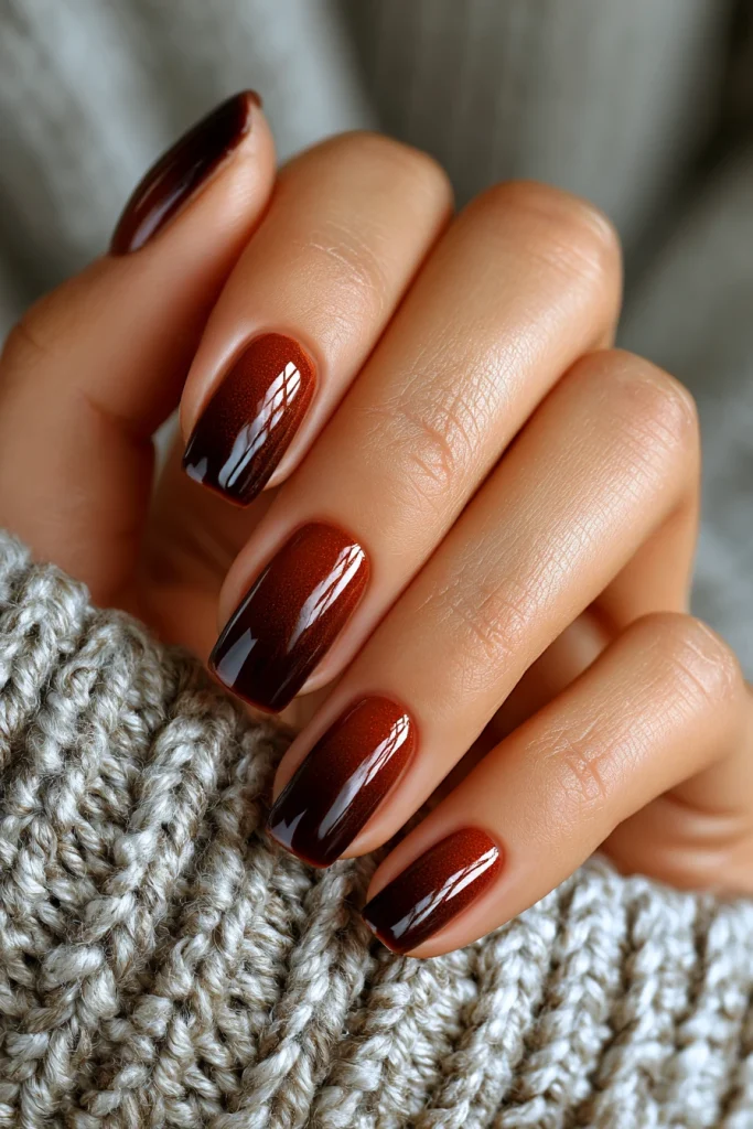 9 Brown and White Nails Ideas 10 Simple But Classy Nails with Brown Ombre