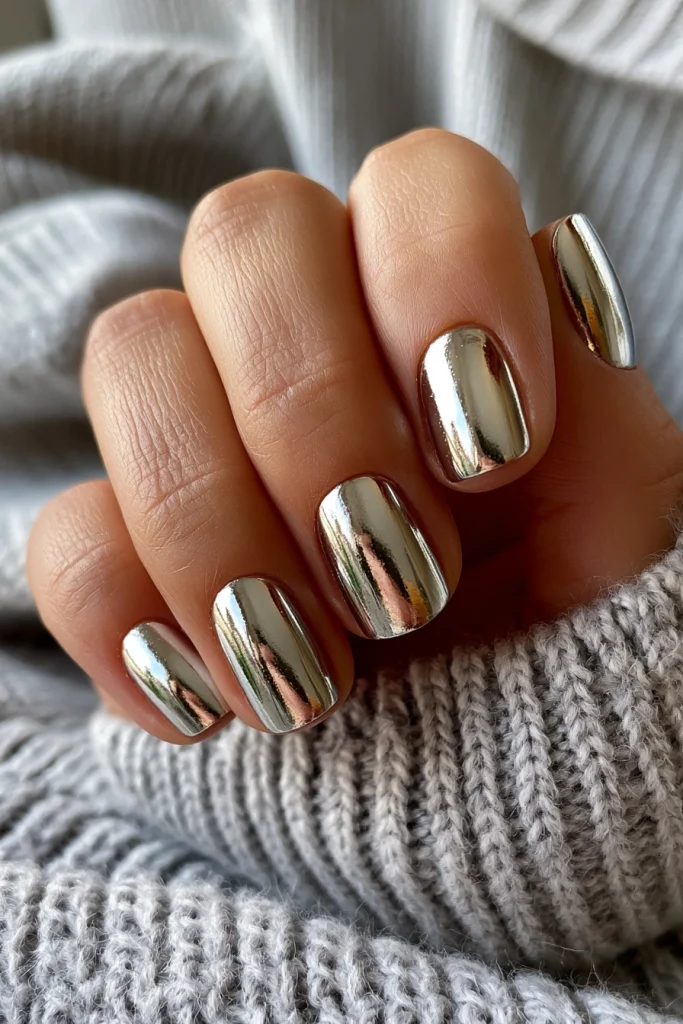 9 Glazed Donut Nails Hailey Bieber Pink Ideas 10 Simple Nails Chrome Minimal Design