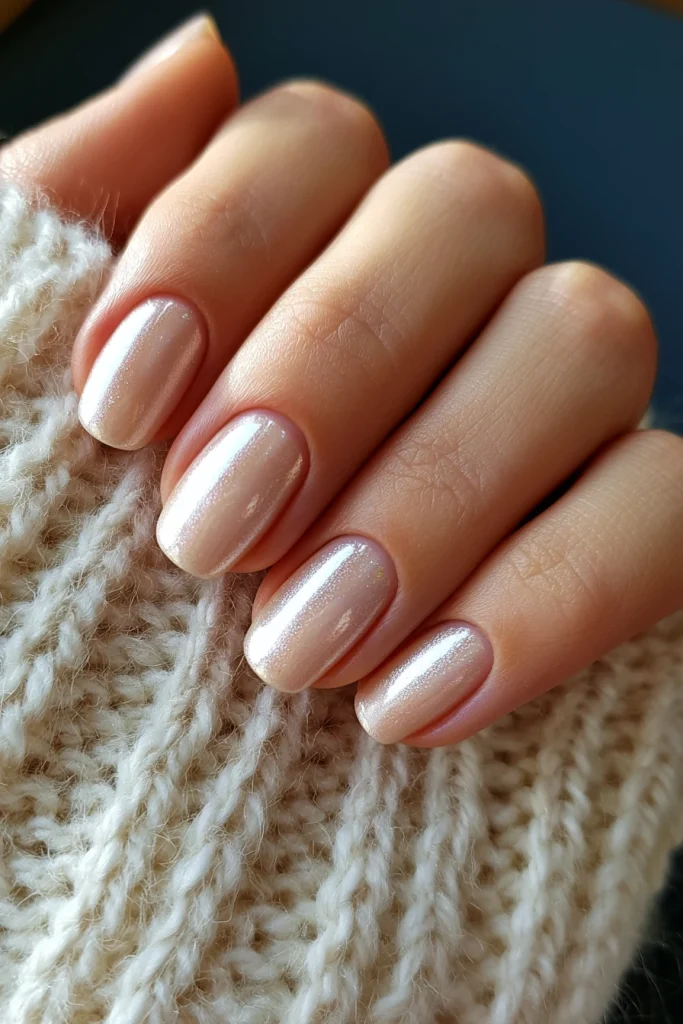 9 Glazed Donut Nails Hailey Bieber Pink Ideas 6 Simple Nails Pearl with Soft Glow