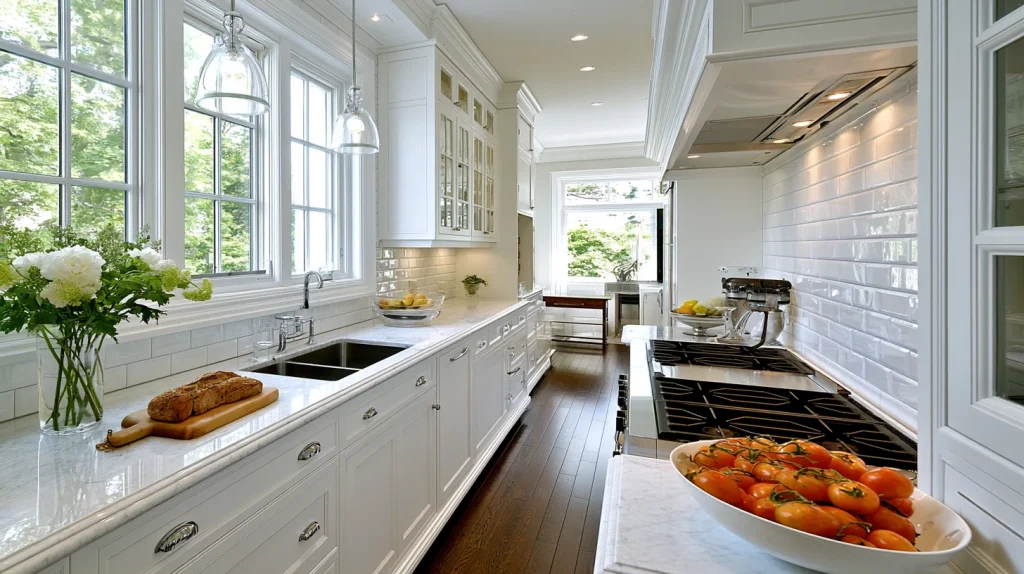 11 Unique White Kitchen Backsplash Ideas 2 Simple White Kitchen Backsplash Clean Design