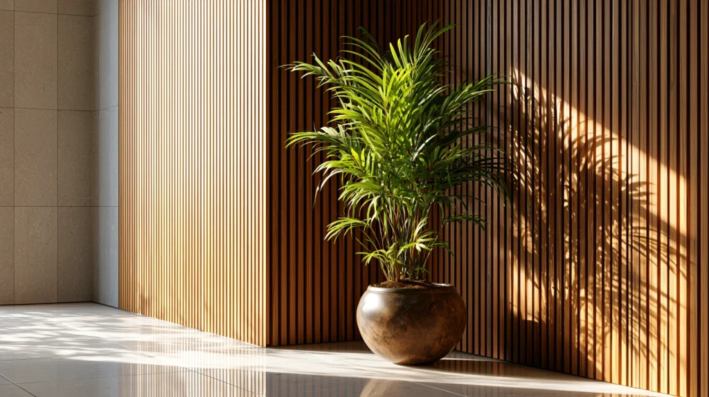 10 Special Artificial Plants Indoor Decor Ideas 10 Slat Wall Plant Minimal Corner Design