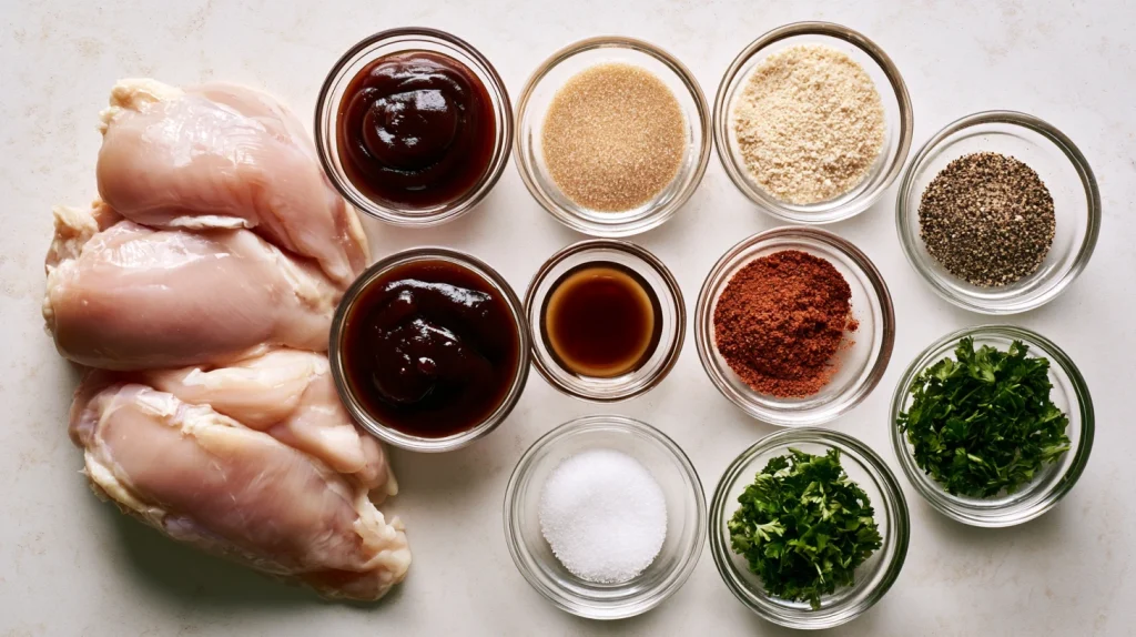 Slow Cooker BBQ Chicken Breast - Easy BBQ Chicken Recipe 3 Slow Cooker BBQ Chicken Breast