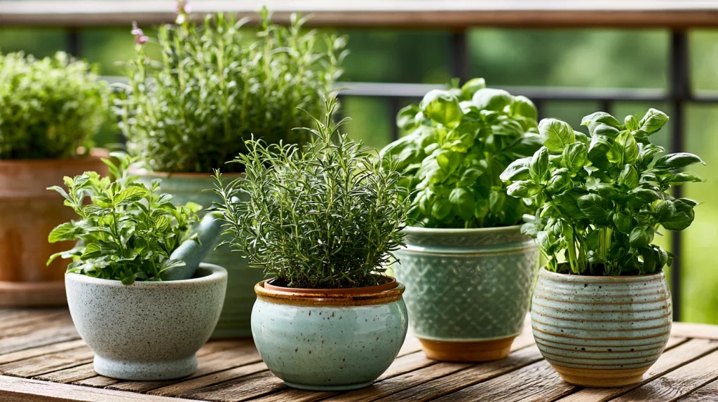 11 Unique Apartment Balcony Garden Ideas 12 Small Balcony Garden with Herb Plants
