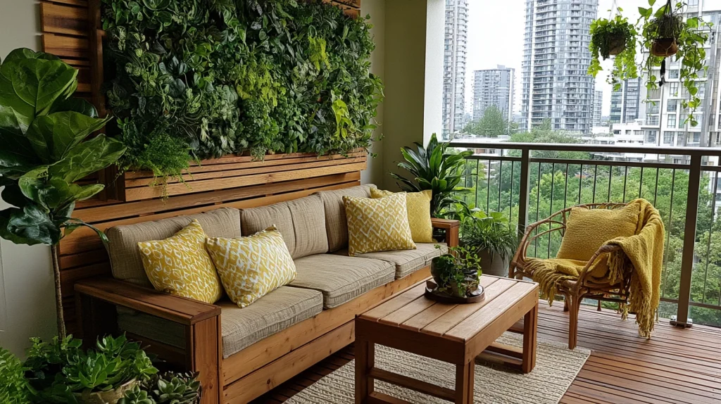 8 Modern Tiny Balcony Garden Ideas 2 Small Balcony Inspo with Vertical Green Walls