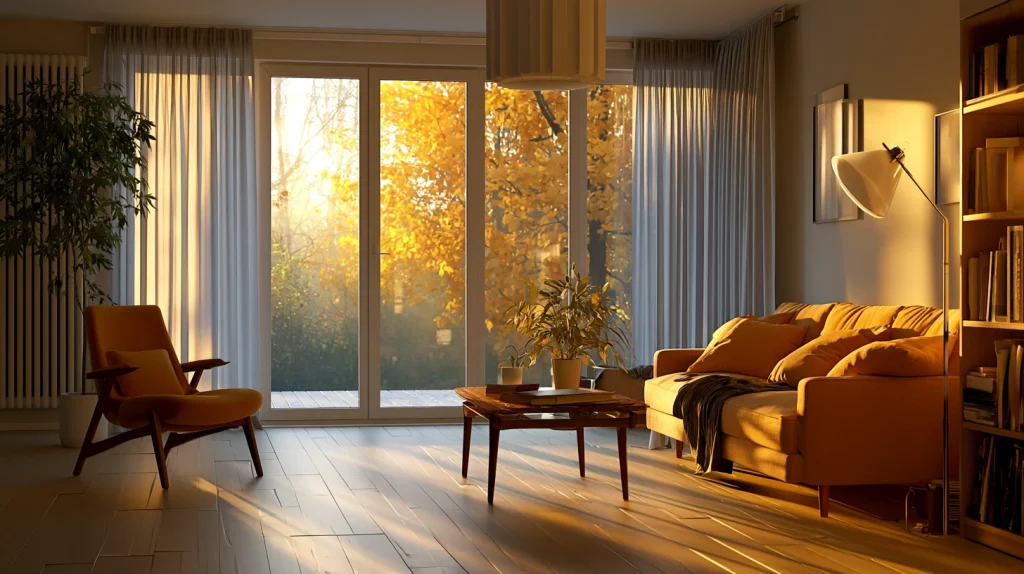 11 Popular Earthy Minimalist Living Room Ideas 9 Soft Lighting for a Cozy Atmosphere