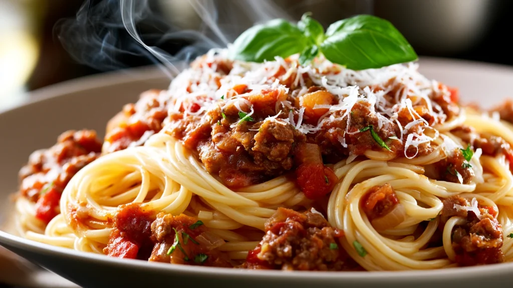 Spaghetti Bolognese Recipe - Easy Italian Meat Sauce Pasta 2 Spaghetti Bolognese