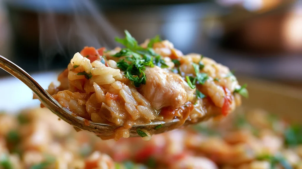 Spanish Chicken and Rice - Easy Dutch Oven Dinner Recipe 2 Spanish Chicken and Rice