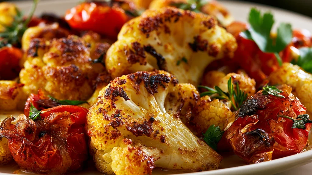 Spiced Whole Cauliflower - Easy Roasted Flavorful Recipe 10 Spiced Whole Cauliflower