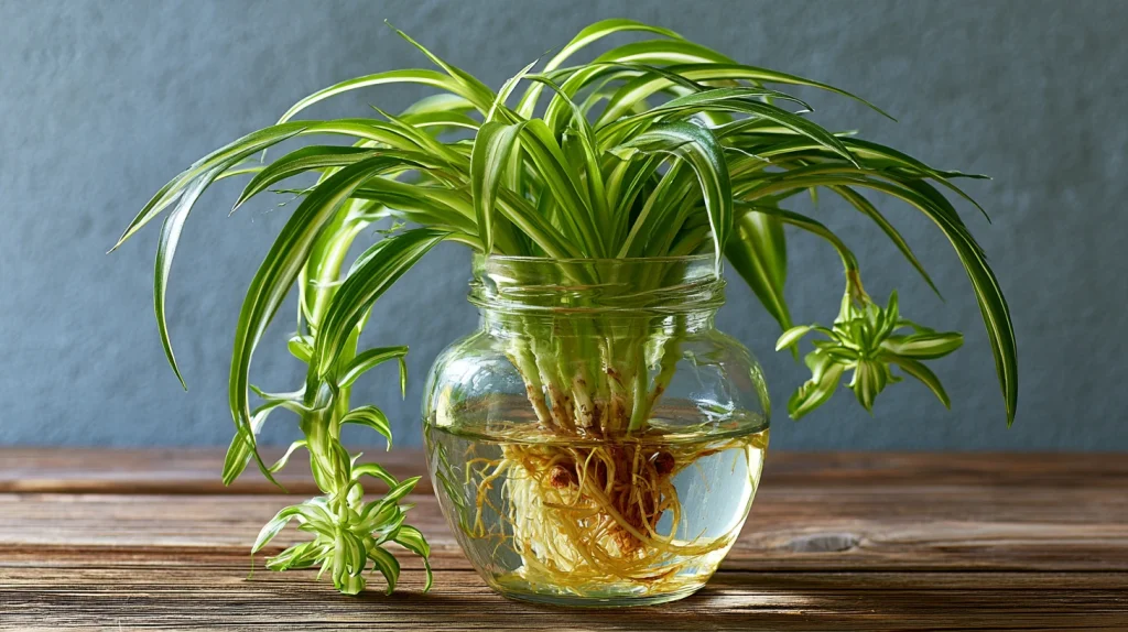 12 Famous Water Plants Indoor Ideas 5 Spider Plant in Water
