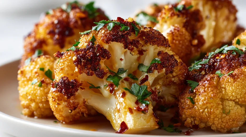 Honey Curry Roasted Cauliflower - Easy Flavorful Side 2 Honey Curry Roasted Cauliflower