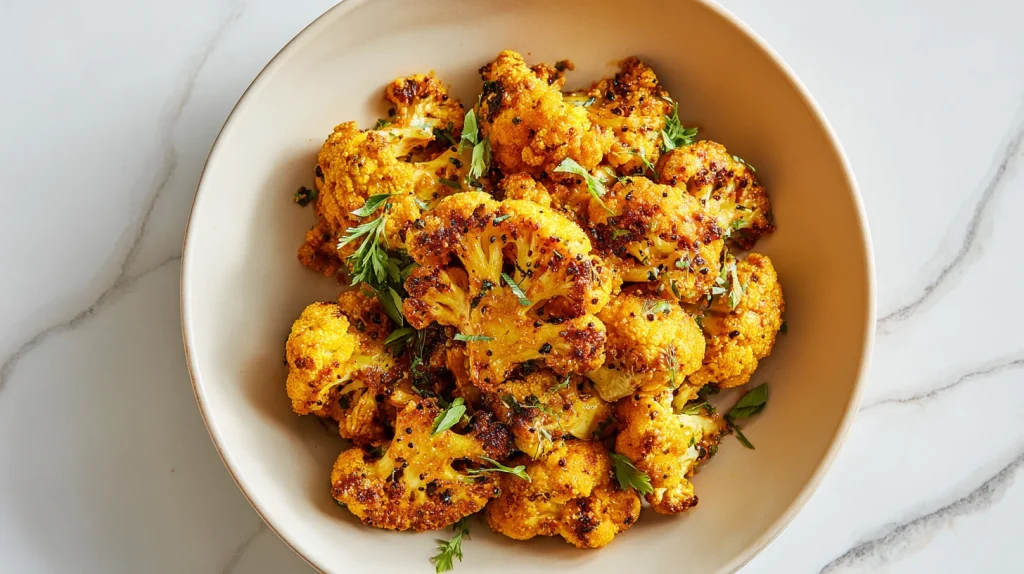 Honey Curry Roasted Cauliflower - Easy Flavorful Side 12 Honey Curry Roasted Cauliflower