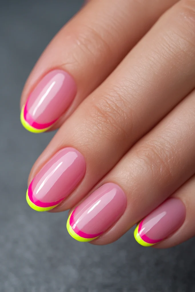 12 French Nails Summer Ideas 10 Teen Nails with Bright French Tips