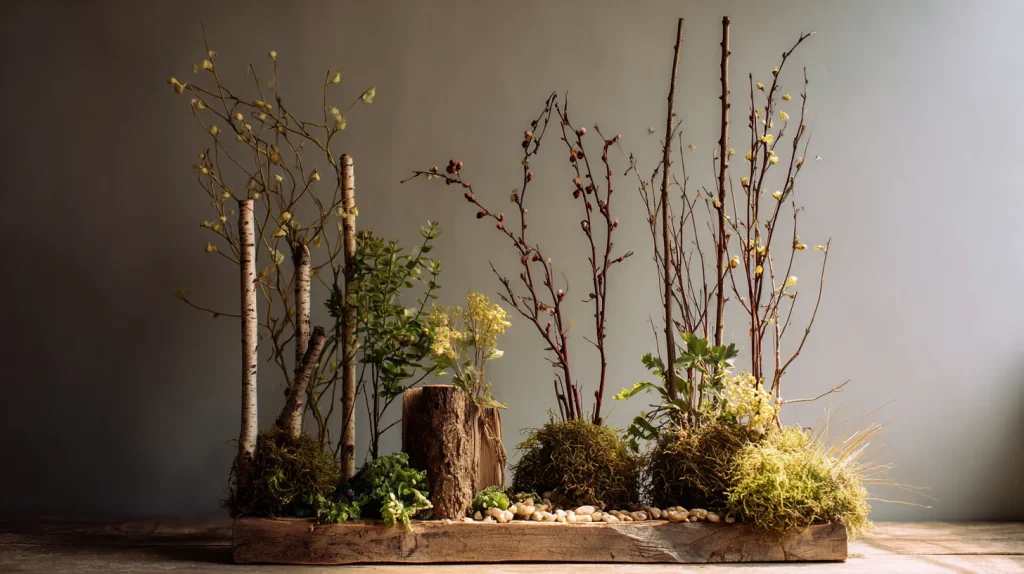12 Modern Indoor Plants Ideas 9 Try a Mini Willow Inspired Indoor Display