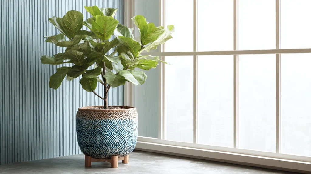 12 Modern Indoor Plants Ideas 3 Use Fiddle Leaf Fig as a Modern Focal Point