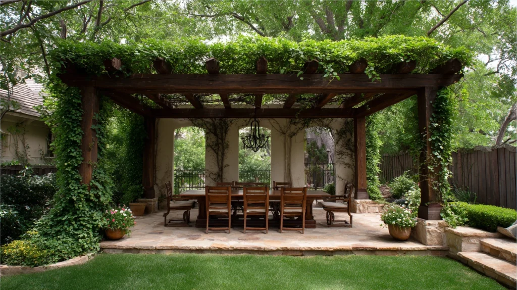 11 Special Terrace Garden Ideas 9 Use Pergolas for Shade and Structure