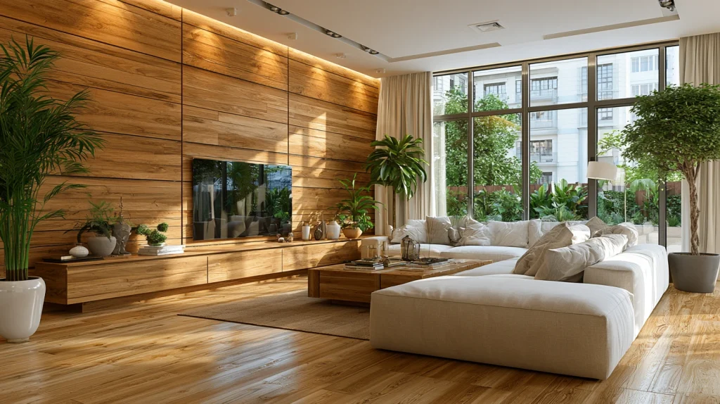 10 Special Artificial Plants Indoor Decor Ideas 6 Wood Accent Wall With Plants for Living Rooms