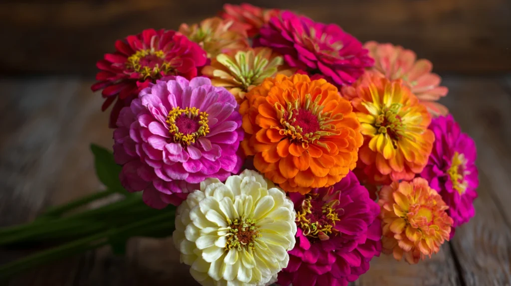 10 Colorful Plants to Keep in the Summer Garden Ideas 2 Zinnias for Bright and Cheerful Blooms