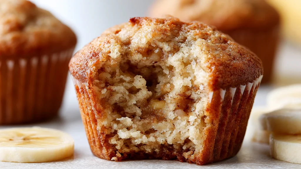Best Banana Muffins - Soft, Moist & Easy Homemade Dessert 2 Banana Muffins