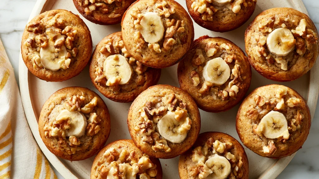 Banana Nut Muffins Recipe - Easy, Soft & Moist Muffins 7 Banana Nut Muffins