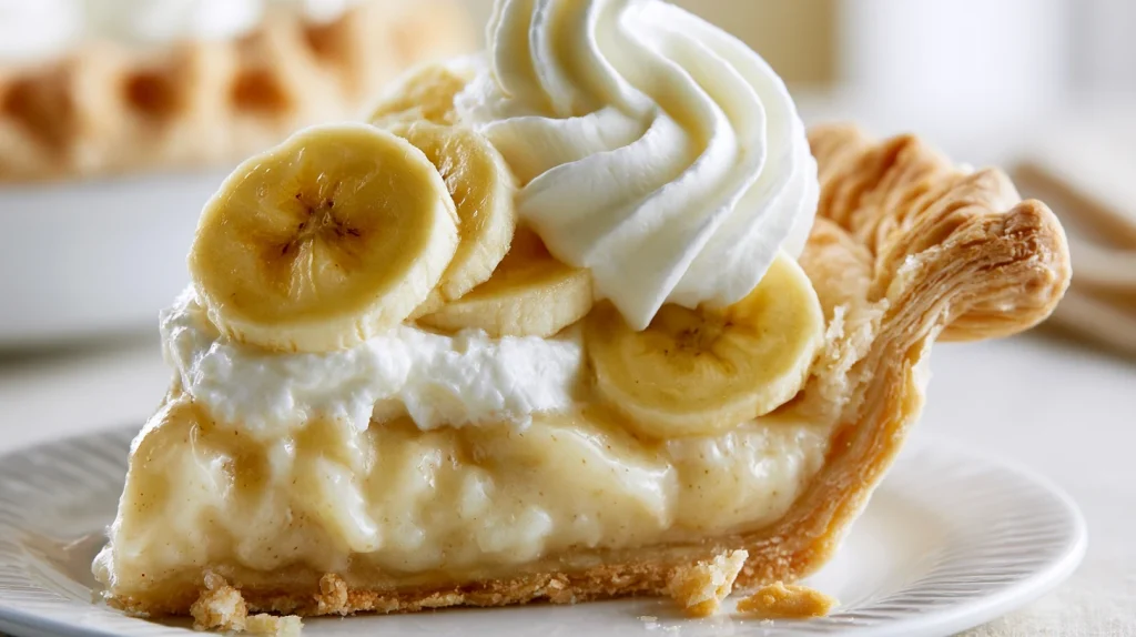 Banana Pie Recipe - Creamy & Easy Homemade Dessert 6 Banana Pie
