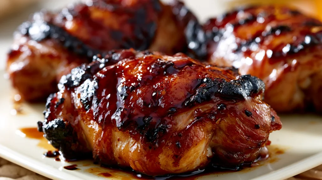 BBQ Chicken Thighs - Easy Caramelized BBQ Chicken Thighs 9 BBQ Chicken Thighs