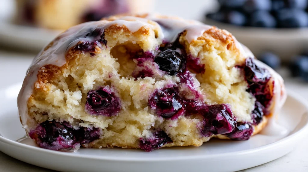Blueberry Scones Recipe - Soft, Flaky Bakery Style Scones 2 Blueberry Scones