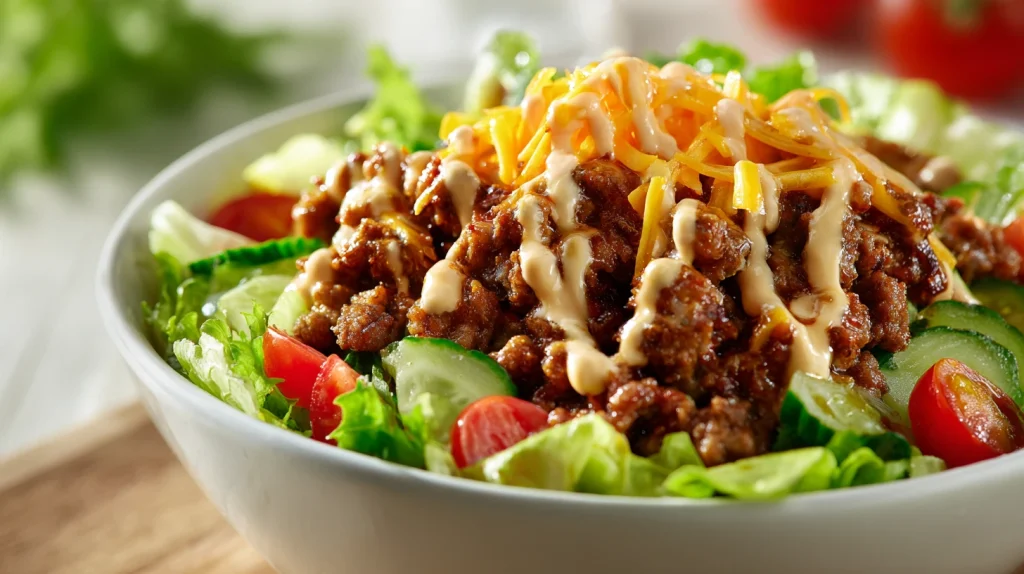Easy Burger Bowl Recipe - Healthy and Flavorful Meal 2 Burger Bowl