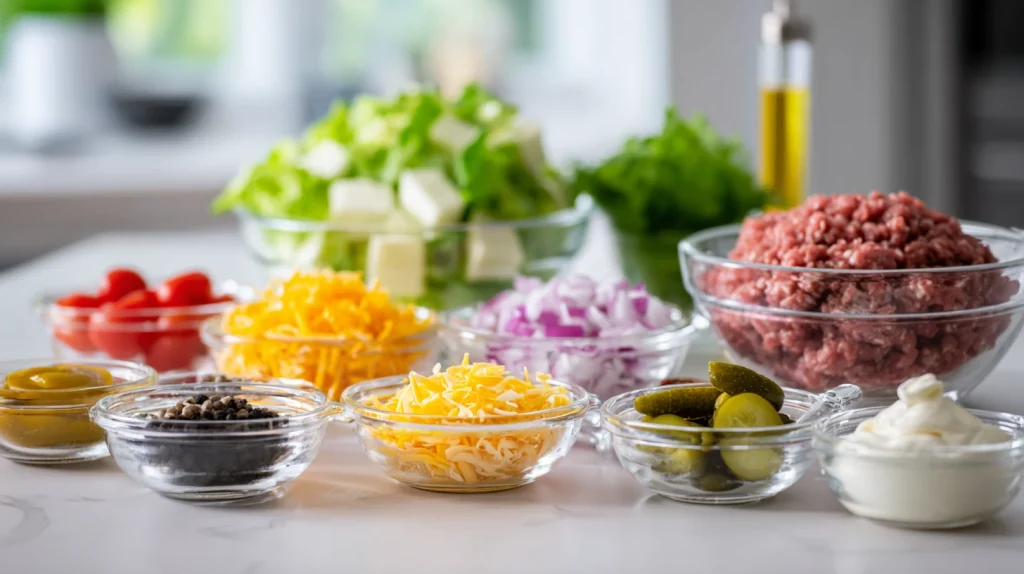 Easy Burger Bowl Recipe - Healthy and Flavorful Meal 3 Burger Bowl