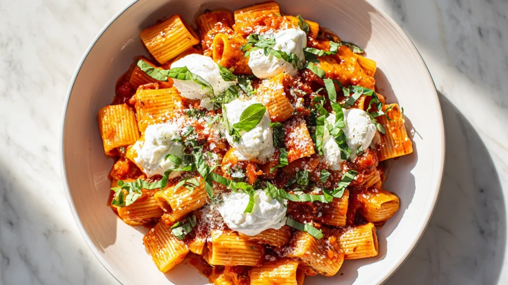 Delicious Burrata Pasta - Easy, Cheesy & Creamy Dinner 11 Burrata Pasta