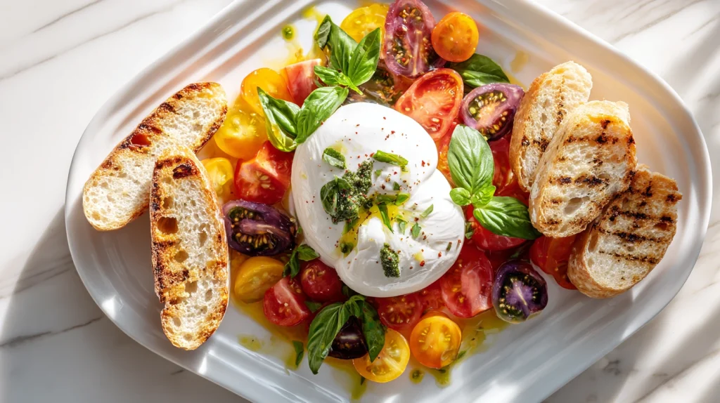 Burrata Recipe - Fresh, Creamy & Easy Italian Appetizers 9 Burrata Recipe