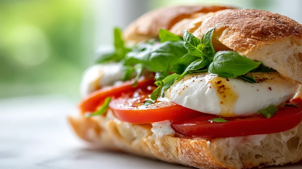 Delicious Burrata Sandwich - Easy & Comfy Italian Perfection 2 Burrata Sandwich