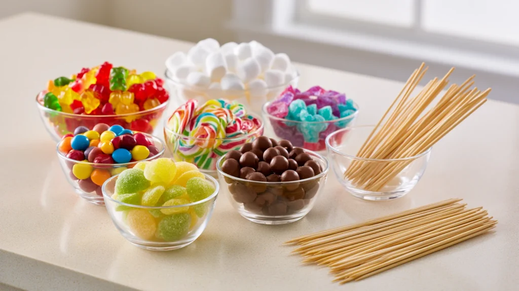 Candy Skewers Recipe - Easy DIY Party Candy Skewers Idea 3 Candy Skewers