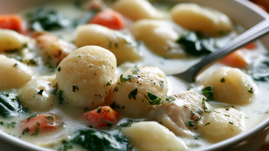 Chicken Gnocchi Soup Recipe - Easy, Creamy & Cozy Hot Soup 2 Chicken Gnocchi Soup