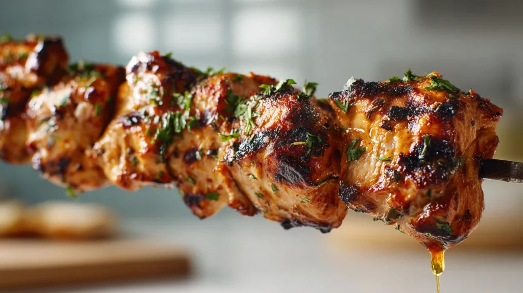 Delicious Chicken Skewers - Juicy & Flavorful Family Dinner 2 Chicken Skewers