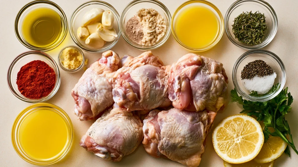 Chicken Thighs in Oven Recipe - Juicy, Easy & Healthy Dinner 2 Chicken Thighs in Oven