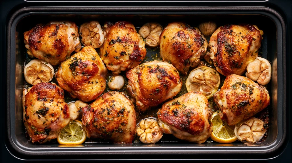 Chicken Thighs in Oven Recipe - Juicy, Easy & Healthy Dinner 8 Chicken Thighs in Oven