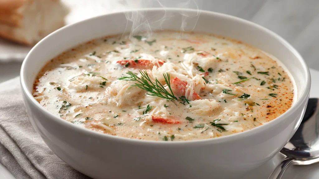 Comforting Crab Soup - Rich and Flavorful Seafood Soup 13 Crab Soup