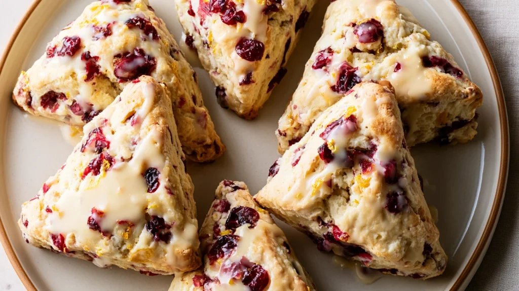 Cranberry Orange Scones Recipe - Easy Bakery Style Scones 7 Cranberry Orange Scones