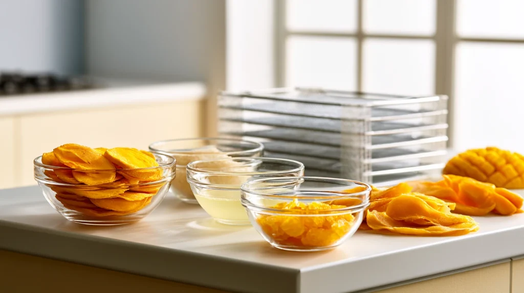 Dried Mangoes Recipe - Best Chewy and Sweet Snacks at Home 2 Dried Mangoes