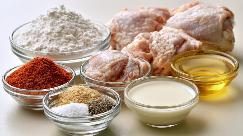 Fried Chicken Thighs Recipe - Best Juicy Southern Style 3 Fried Chicken Thighs