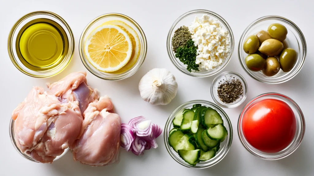 Greek Chicken Recipe - Juicy & Easy Mediterranean Style Dinner 3 Greek Chicken